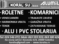 Koral SU-alu i pvc stolarija