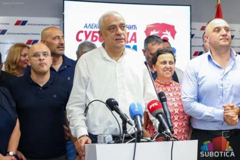 Ubedljiva pobeda liste "Aleksandar Vučić - Subotica sutra"