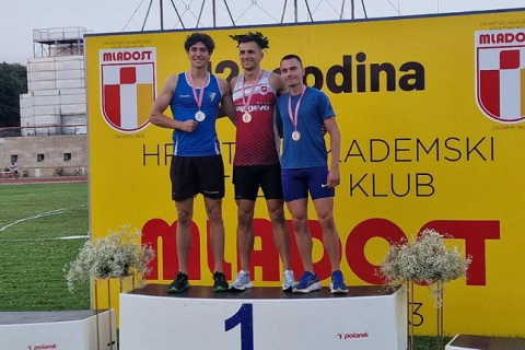 Darijo Bašić Palković osvojio srebro na međunarodnom mitingu u Zagrebu Darijo Bašić Palković osvojio srebro na međunarodnom mitingu u Zagrebu