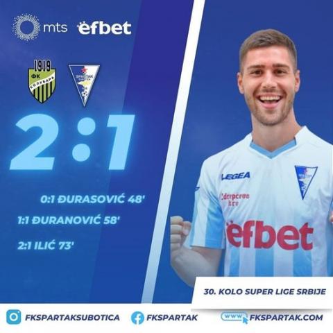 Fudbaleri Kolubare bolji od Spartaka Fudbaleri Kolubare bolji od Spartaka