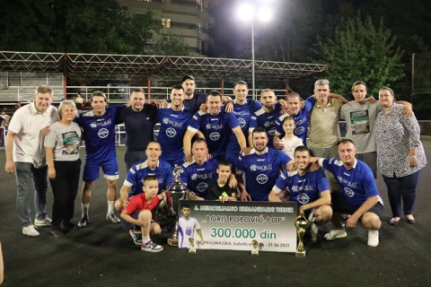 Mali fudbal: „Borota – Brokat“ pobednik šestog Memorijala „Boris Popović Pop“