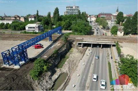 Pasarela pored podvožnjaka u rekonstrukciji