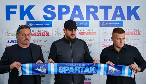 Fudbalski klub Spartak predstavio novog šefa struke Nenada Lalatovića