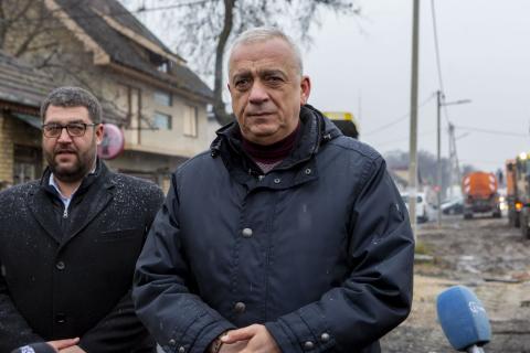 Gradonačelnik Bakić obišao završne radove na izgradnji biciklističke staze do subotičke Privredne zone „Mali Bajmok“