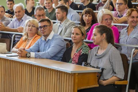 Gradonačelnik Bakić prisustvovao svečanom prijemu brucoša na Visokoj tehničkoj školi strukovnih studija u Subotici.