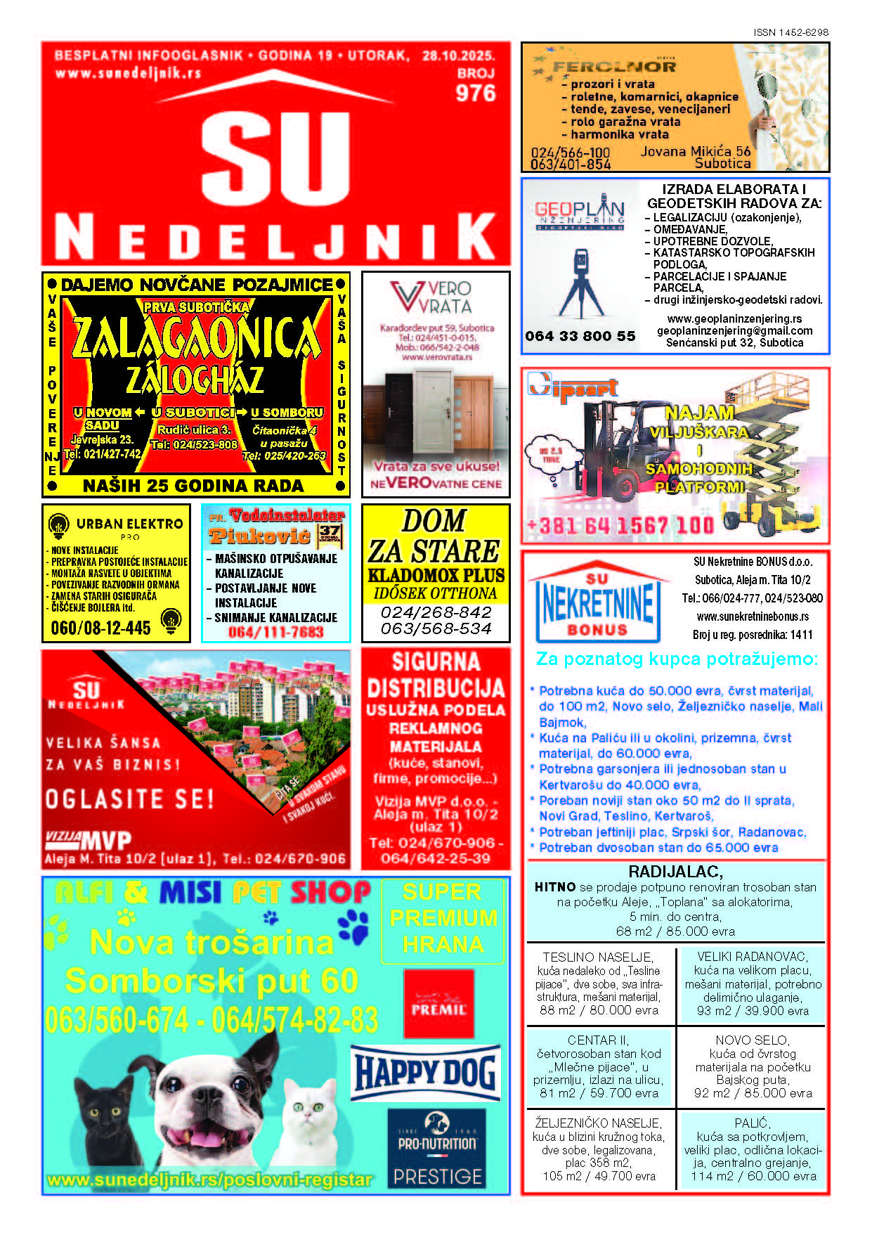 Su Nedeljnik 976. broj Su Nedeljnik 976. broj