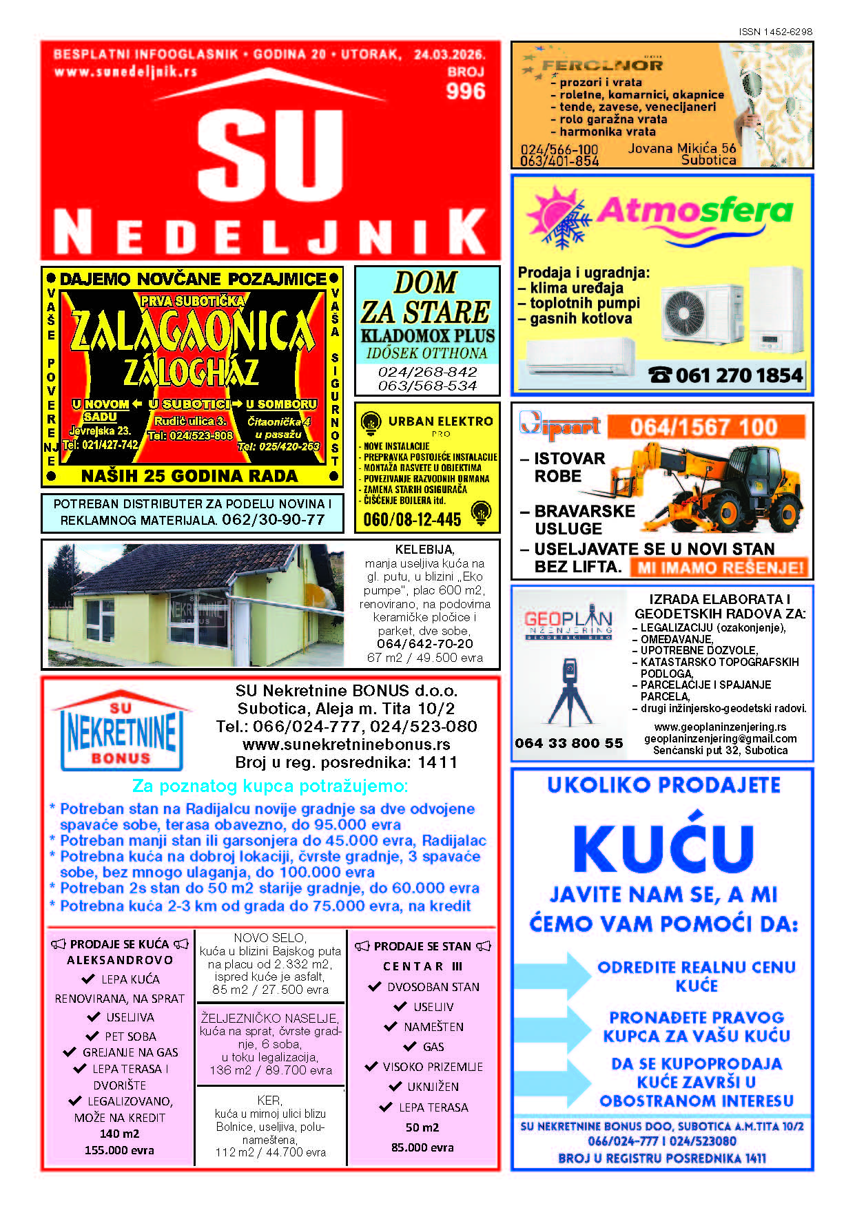 Su Nedeljnik 996. broj