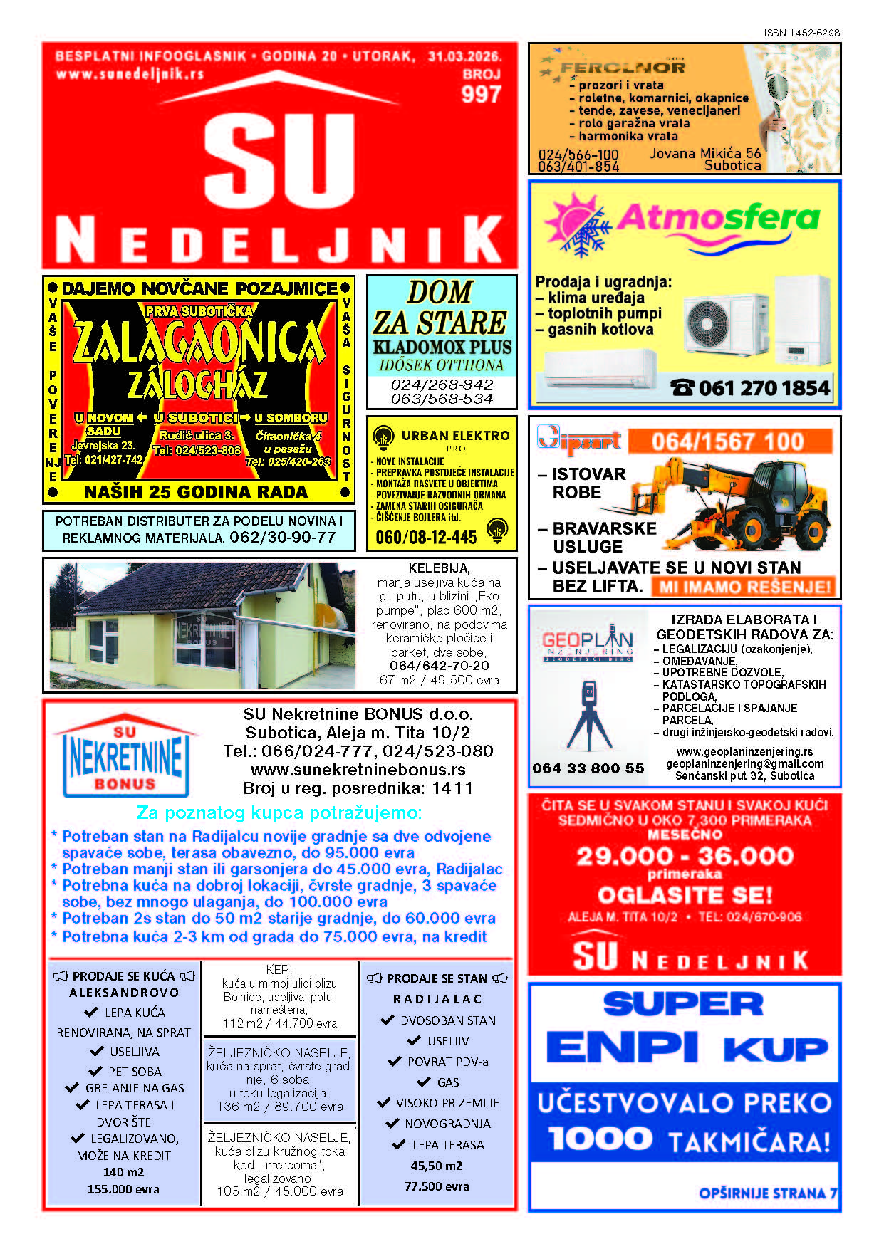 Su Nedeljnik 996. broj