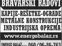 Energo Balaž - bravarski radovi