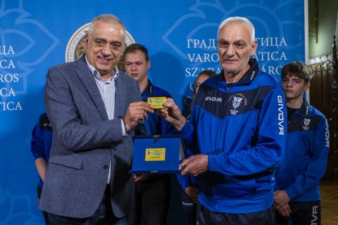 Gradonačelnik Bakić primio takmičare Streljačkog kluba Spartak