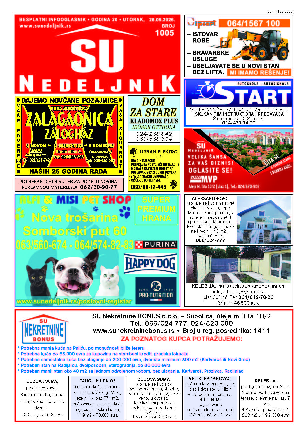 Su Nedeljnik 1005. broj