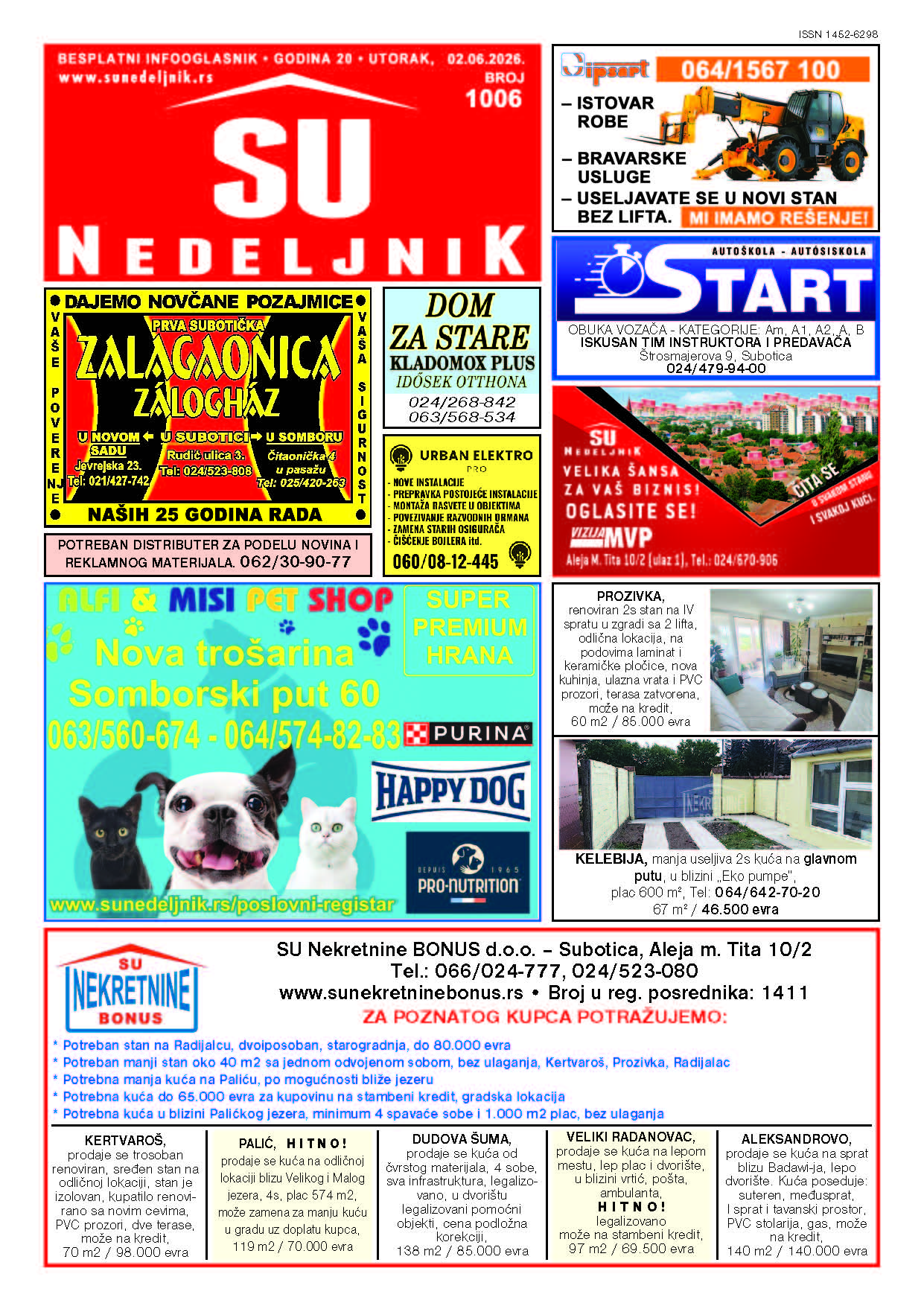 Su Nedeljnik 1006. broj