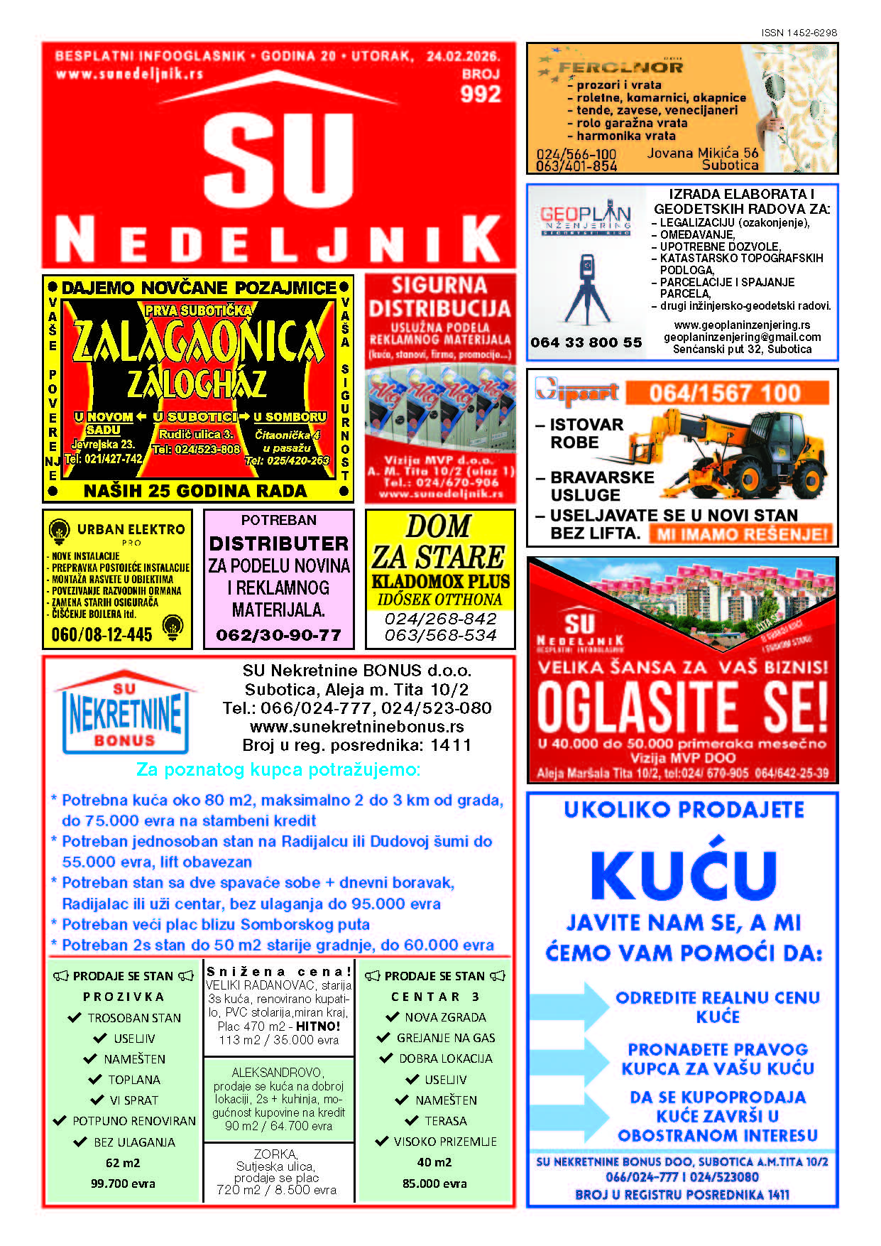 Su Nedeljnik 991. broj